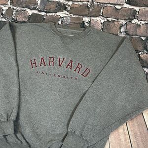 Vintage Harvard University Gear For Sports 90s Crewneck Sweatshirt Size Small